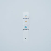 画像をギャラリービューアに読み込む, ミシン目3本入りPETふせん(30日用)|エビングハウスフセン