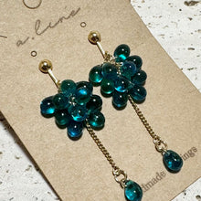 画像をギャラリービューアに読み込む, じゃらじゃらチェコビーズピアス/イヤリング|a.line(エーライン)