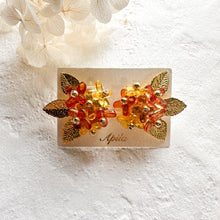 画像をギャラリービューアに読み込む, (クリア)金木犀のイヤリング/ピアス|Apila(アピラ)
