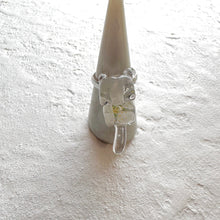 画像をギャラリービューアに読み込む, おすわり猫のリング|Apila(アピラ)