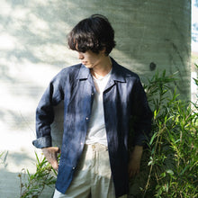 画像をギャラリービューアに読み込む, リネンデニムシャツ Ground |ITONAMI