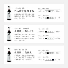 画像をギャラリービューアに読み込む, 火入れ醤油 亀甲萬|亀甲萬本店(キッコーマンホンテン)