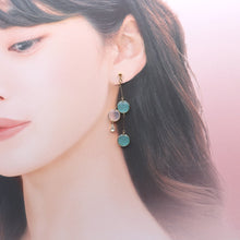 画像をギャラリービューアに読み込む, 美濃和紙のイヤリング/ピアス・前後で揺れるドット|マッチュルーム