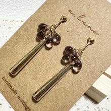 画像をギャラリービューアに読み込む, チェコビーズピアス/イヤリング|a.line(エーライン)