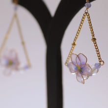 画像をギャラリービューアに読み込む, ビオラとタンザナイトのピアス(イヤリング)|s.o.f.i. (ソフィー)