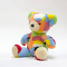 画像をギャラリービューアに読み込む, ムートンぬいぐるみ くま「ぐっど」 Mサイズ ミックス|NOBLE mouton&interor(ノーブル ムートンアンドインテリア)