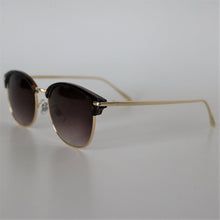 画像をギャラリービューアに読み込む, 7012 デミ・ゴールドSUNGLASSES/ スモークハーフレンズ|chachow eyewear(チャコールアイウェア)