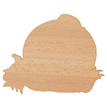 画像をギャラリービューアに読み込む, どうぶつの木製プレート&コースター【おおかみ】|Ten&O Art+Craft(テンアンドオー アートクラフト)