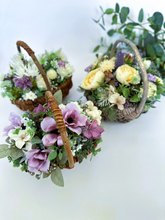 画像をギャラリービューアに読み込む, アーティフィシャルフラワーの花籠|atelier violetta(アトリエ ヴィオレッタ)