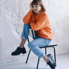 画像をギャラリービューアに読み込む, アズレージョ柄ソックス_Cubes|ポルトッカ