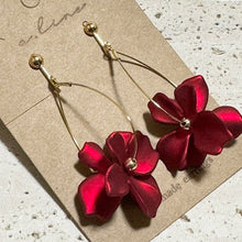 画像をギャラリービューアに読み込む, フラワーフープピアス/イヤリング|a.line(エーライン)