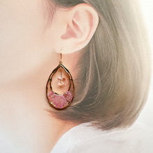画像をギャラリービューアに読み込む, (ピンク)蝶々の雫 イヤリング/ピアス|Apila(アピラ)
