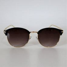 画像をギャラリービューアに読み込む, 7012 ブラック・ゴールドSunglasses/ スモークハーフレンズ|chachow eyewear(チャコールアイウェア)