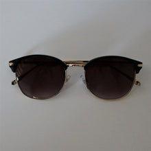 画像をギャラリービューアに読み込む, 7012 ブラック・ゴールドSunglasses/ スモークハーフレンズ|chachow eyewear(チャコールアイウェア)