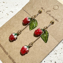 画像をギャラリービューアに読み込む, いちごピアス/イヤリング|a.line(エーライン)