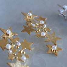 画像をギャラリービューアに読み込む, アシンメトリー星ピアス|Novedad.(ノベダ)