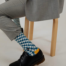 画像をギャラリービューアに読み込む, アズレージョ柄ソックス_Homero|ポルトッカ