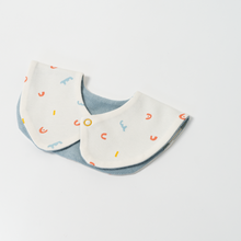 画像をギャラリービューアに読み込む, Colorful logo 4way bib|minima arca(ミニマアルカ)