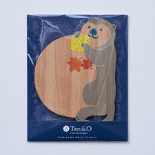 画像をギャラリービューアに読み込む, どうぶつの木製プレート&コースター【ひろしまらっこ】|Ten&O
