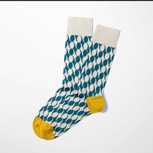 画像をギャラリービューアに読み込む, アズレージョ柄ソックス_Homero|ポルトッカ