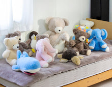 画像をギャラリービューアに読み込む, ムートンぬいぐるみ くま「ぐっど」 Mサイズ サンド|NOBLE mouton&interor(ノーブル ムートンアンドインテリア)