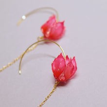 画像をギャラリービューアに読み込む, シクラメンとピンクトパーズのピアス|s.o.f.i. (ソフィー)