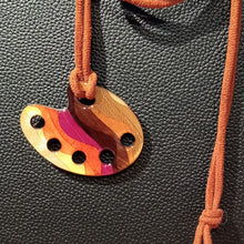 画像をギャラリービューアに読み込む, ペンダント パレット 横長|曲寄木 JuJu(マガリヨセギ ジュジュ)