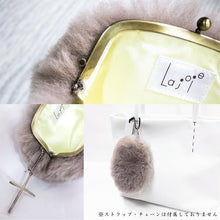 画像をギャラリービューアに読み込む, ムートンがま口 シェルタイプ|NOBLE mouton&interor(ノーブル ムートンアンドインテリア)