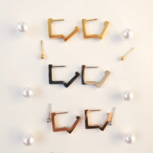 画像をギャラリービューアに読み込む, 316L 4WAYパールスクエアピアス|HOTARU(ホタル)