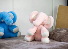 画像をギャラリービューアに読み込む, ムートンぬいぐるみ ぞう「がね」 ブルー|NOBLE mouton&interor(ノーブル ムートンアンドインテリア)