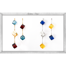 画像をギャラリービューアに読み込む, 四角いスカーフリングのキャンディピアス|ARAMA TOKYO(アラマトーキョー)