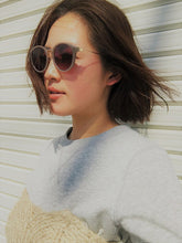 画像をギャラリービューアに読み込む, 5014 グレーフレームサングラス|chachow eyewear(チャコールアイウェア)