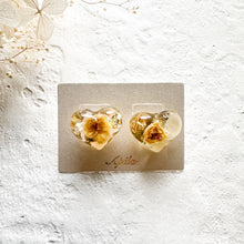 画像をギャラリービューアに読み込む, モッコウバラのハートのイヤリング/ピアス|Apila(アピラ)