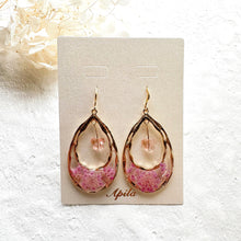 画像をギャラリービューアに読み込む, (ピンク)蝶々の雫 イヤリング/ピアス|Apila(アピラ)