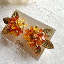 画像をギャラリービューアに読み込む, (クリア)金木犀のイヤリング/ピアス|Apila(アピラ)