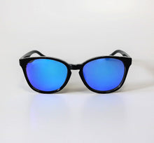 画像をギャラリービューアに読み込む, 4993 ブラック ブルーミラーレンズ|chachow eyewear(チャコールアイウェア)