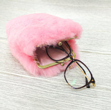 画像をギャラリービューアに読み込む, ムートンがま口 スクエアタイプ|NOBLE mouton&interor(ノーブル ムートンアンドインテリア)