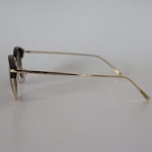 画像をギャラリービューアに読み込む, 7012 デミ・ゴールドSUNGLASSES/ スモークハーフレンズ|chachow eyewear(チャコールアイウェア)