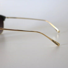 画像をギャラリービューアに読み込む, 7012 グレイ・ゴールドSUNGLASSES/スモークハーフレンズ|chachow eyewear(チャコールアイウェア)