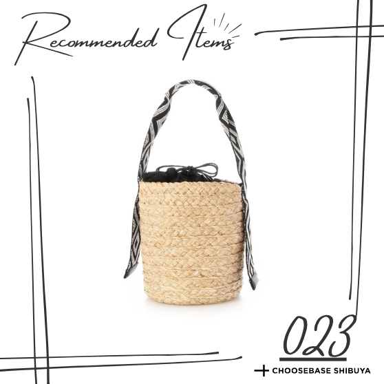 【渋谷】夏支度、ラフィアのカゴバッグを一つ。のサムネイル