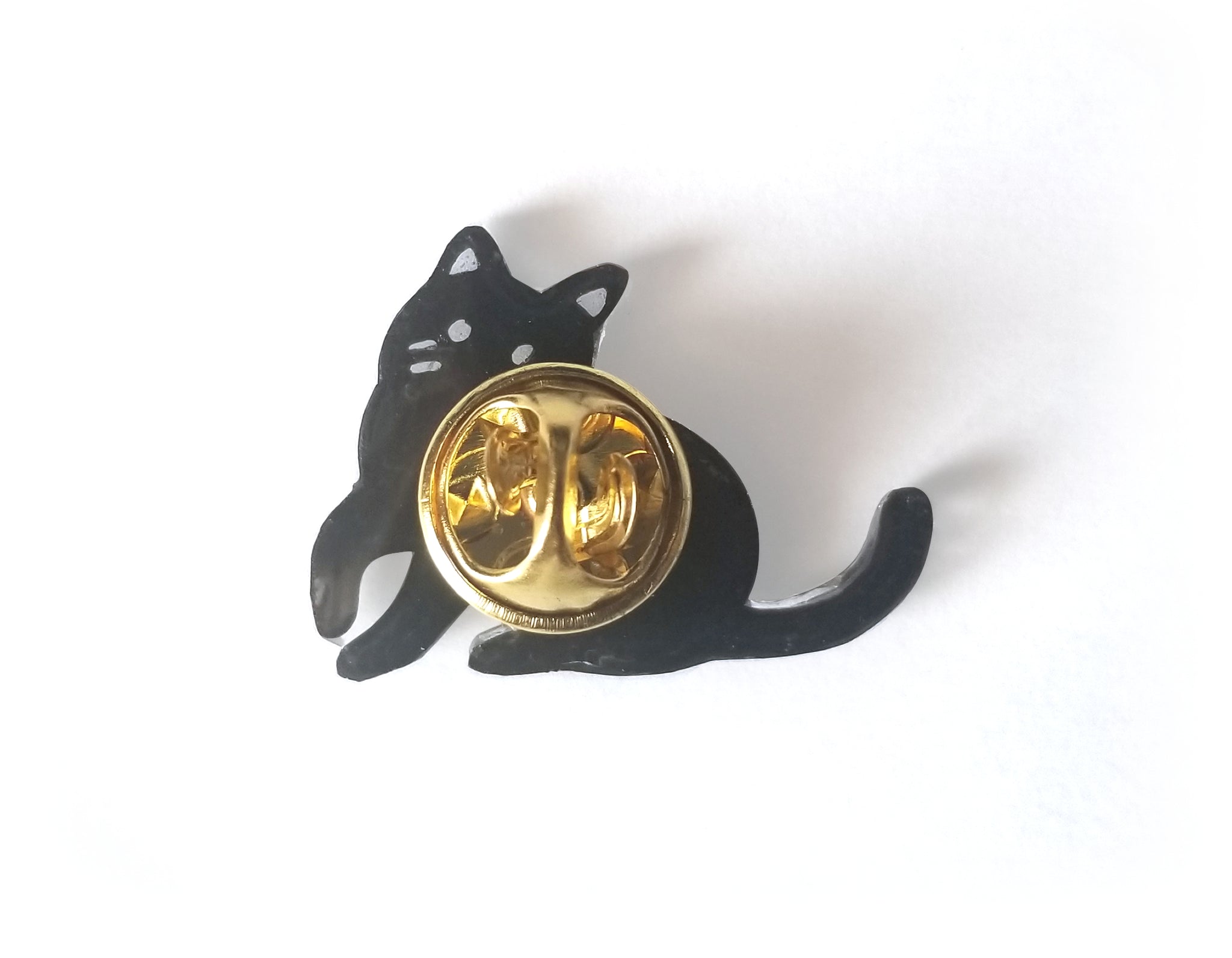 黒猫 ピンバッジ・アンブレラマーカー｜HONAMIRUKA（ホナミルカ