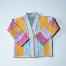 画像をギャラリービューアに読み込む, &quot;green nostalgia&quot;  vintage kantha jacket /ヴィンテージカンタジャケット｜ananyaﾕｲｲﾂﾑﾆ（アナンヤユイイツムニ）
