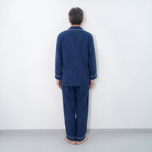 画像をギャラリービューアに読み込む, 呼吸するパジャマ®（パイピング） 和晒し3重ガーゼ メンズ【OMOTENASHI Selection 2025受賞】｜睡眠てらす（スイミンテラス）
