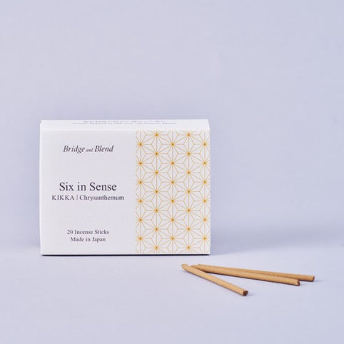 Bridge and Blend 【千年の日本の香り】"Six in Sense"｜KIKKA | スティック香 ｜ミニ寸 20本入り 天然｜Bridge and Blend（ブリッジアンドブレンド）｜Bridge and Blend（ブリッジアンドブレンド）