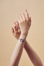 画像をギャラリービューアに読み込む, TSUKI 淡月 / MINI SQUARE SILVER WHITE MESH｜MATOW（マトウ）
