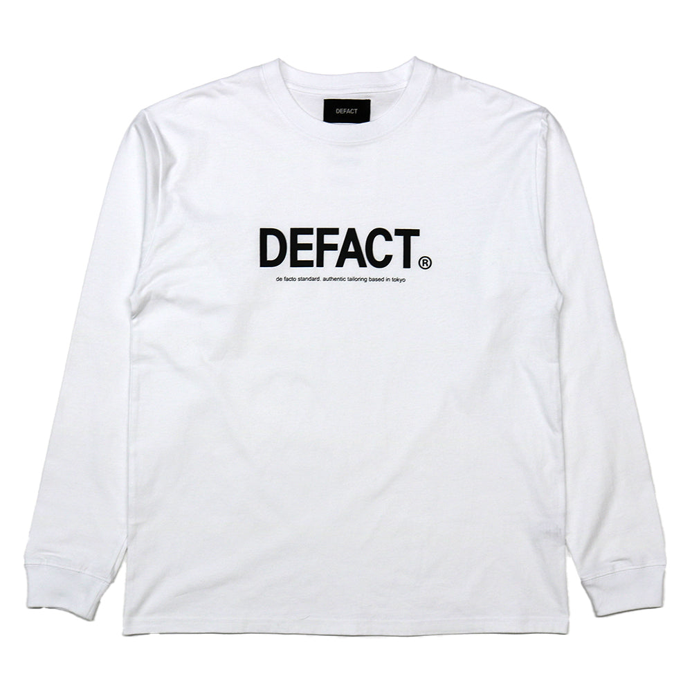 DEFACT L/S TEE [White]｜DEFACT（デファクト）