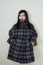 画像をギャラリービューアに読み込む, check mohair  coat｜Mistletoe（ミソルト）
