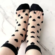 画像をギャラリービューアに読み込む, シースルーハートソックス｜sugar.C beauty（シュガーシービューティー）
