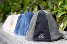 画像をギャラリービューアに読み込む, 今治タオル サウナハット【黒×グレー】
