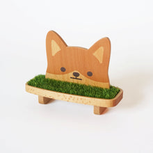 画像をギャラリービューアに読み込む, ここだよワンワン メガネスタンド（木製 柴犬 メガネ置き）｜TOSMU（トスム）
